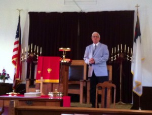 Rev. Faulconer, Paint Lick Christian Church